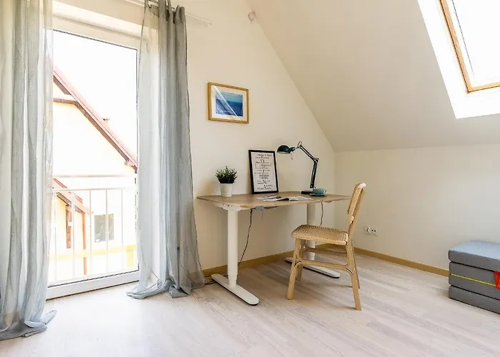 Seaview House With Fireplace * Пуцк