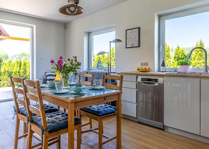 Seaview House With Fireplace Пуцк